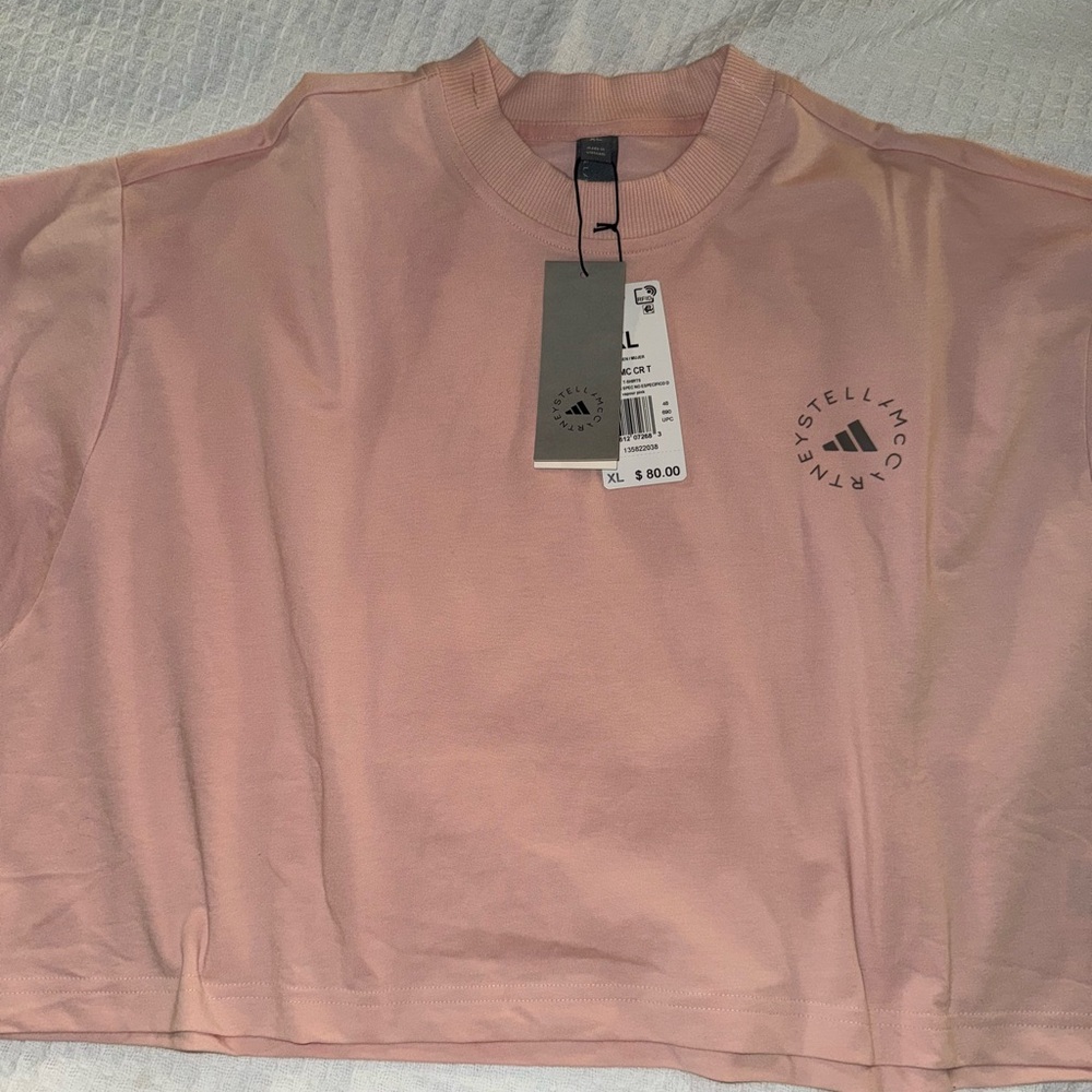 Adidas by Stella McCartney Light Pink Cropped Top